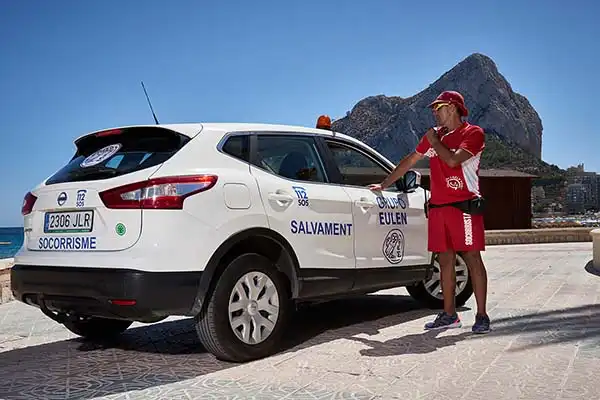 Vehículo de emergencia eulen